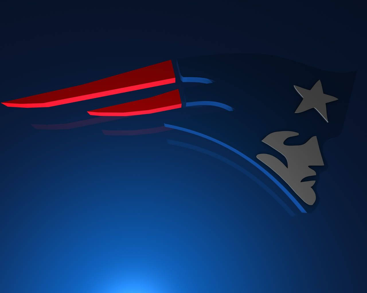 New England Patriots Logo In Blue
