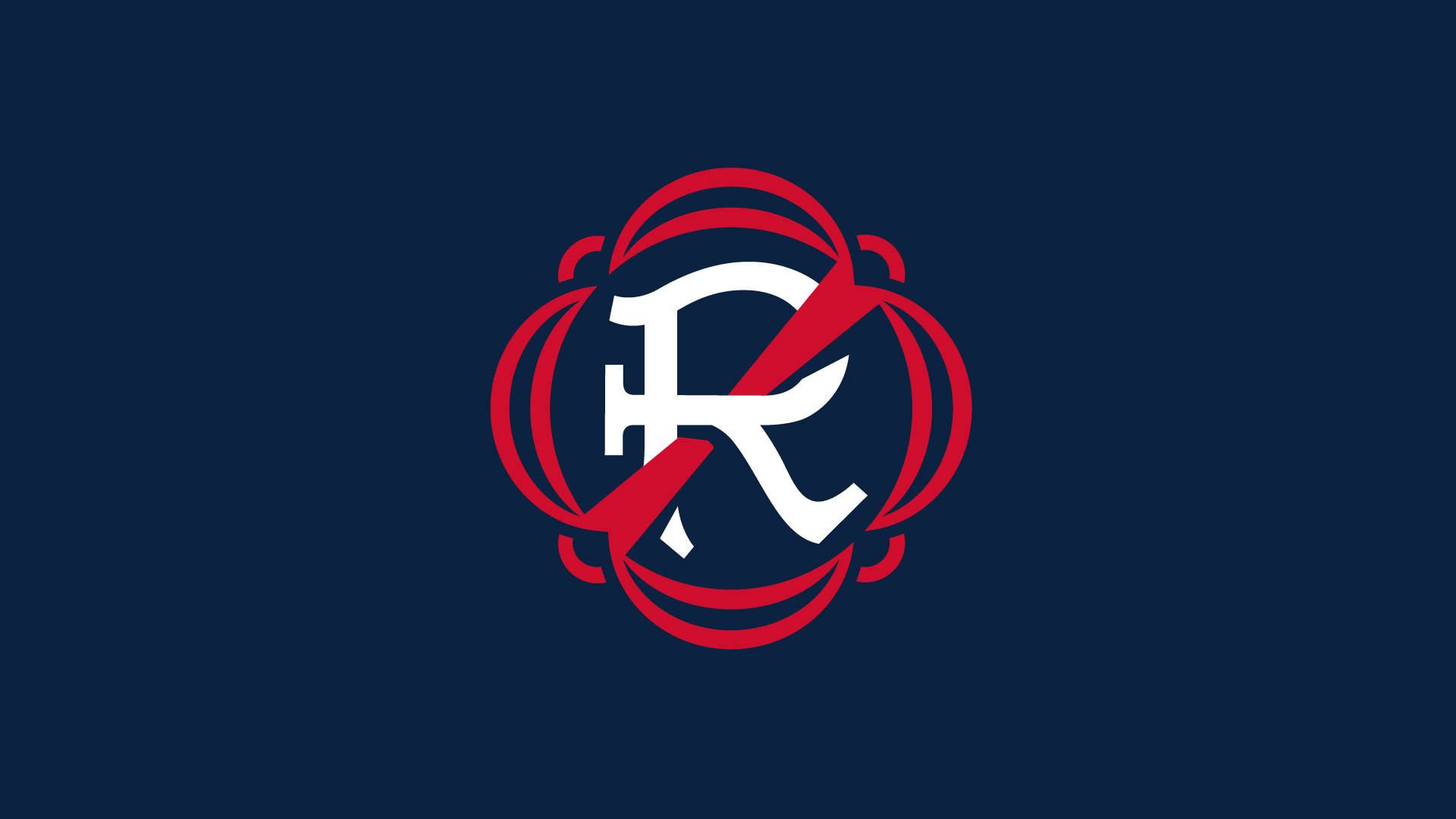 New England Revolution Stylized R Logo Wallpaper
