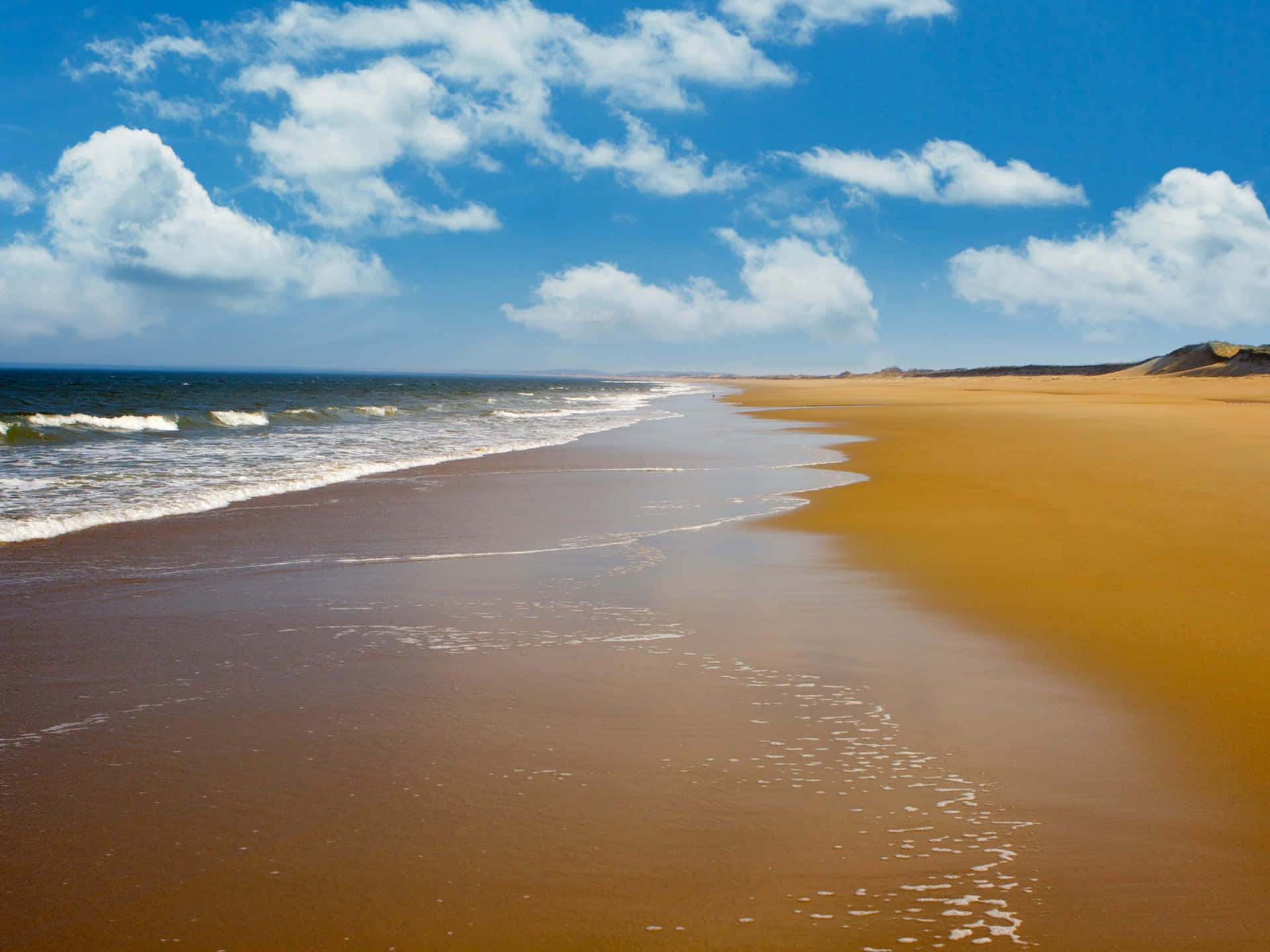 Beach Sand New England Summer Wallpaper