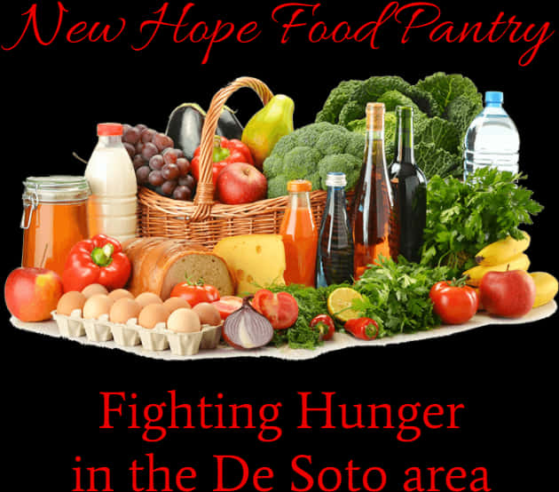 New Hope Food Pantry Grocery Selection PNG