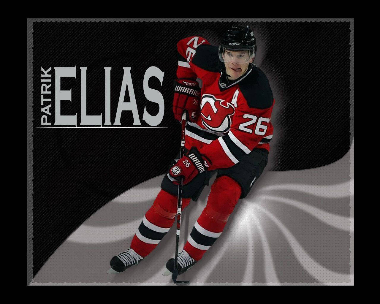 Patrik Elias, #26 of New Jersey Devils, in Action Wallpaper