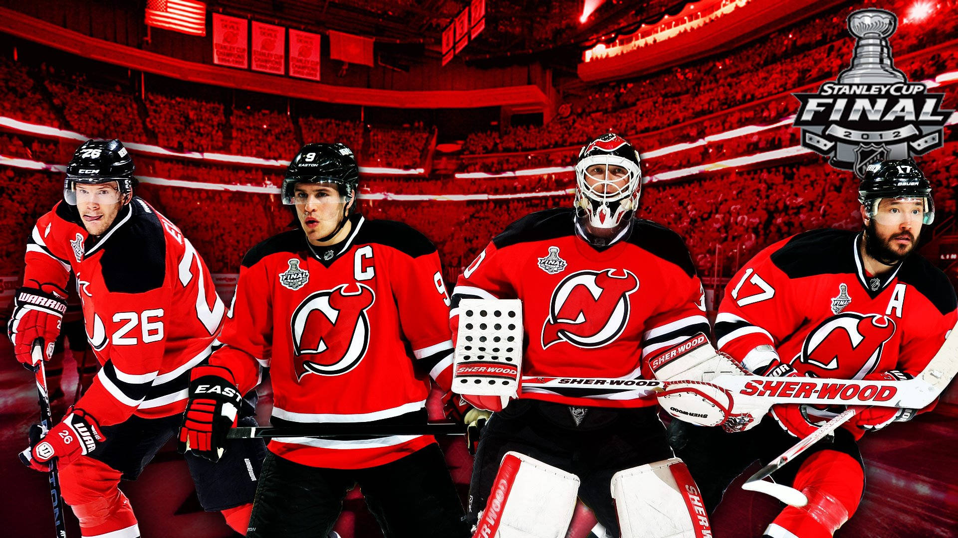 New Jersey Devils Star Players Wallpaper