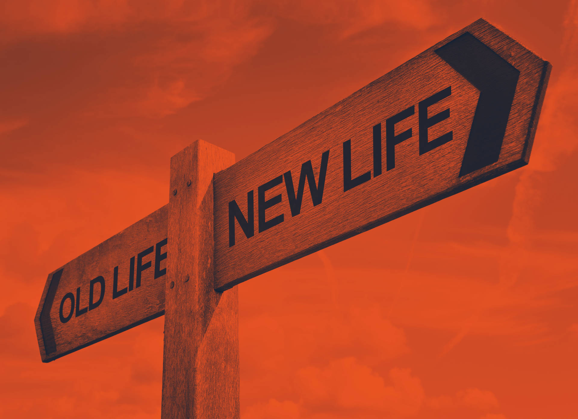 New Life And Old Life Crossroads Wallpaper