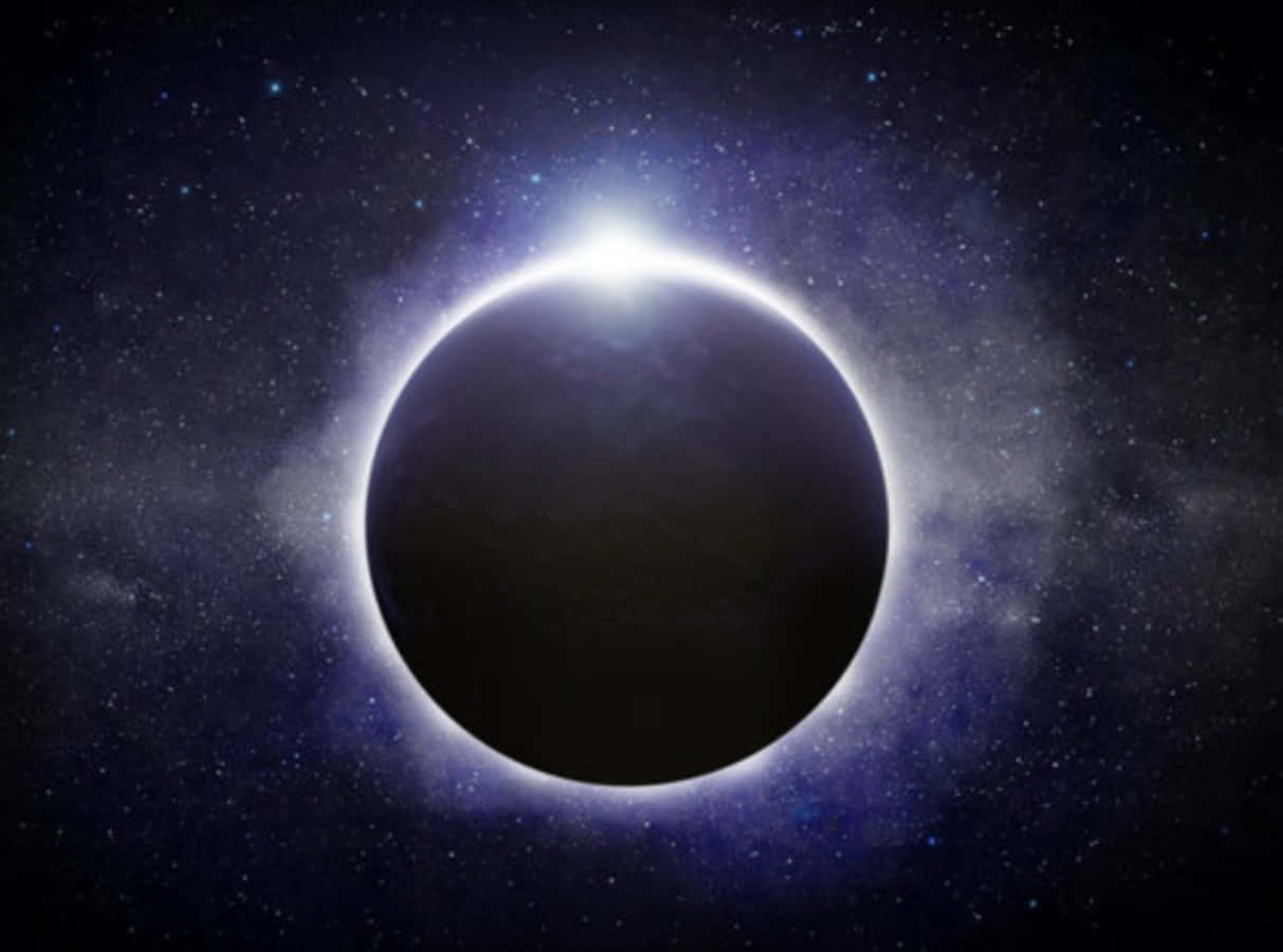 Nuovaimmagine Dell'eclissi Solare Di Luna Nuova