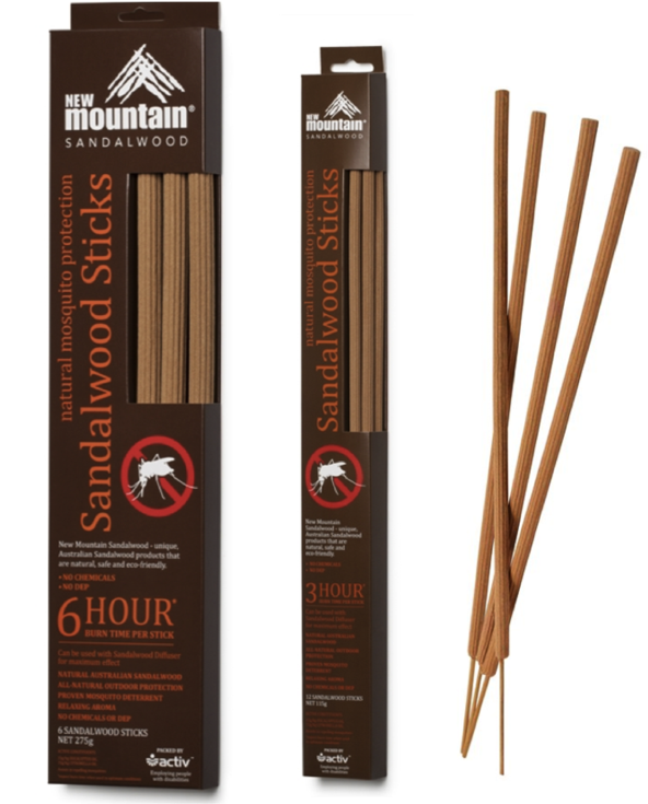 New Mountain Sandalwood Mosquito Sticks Packaging PNG