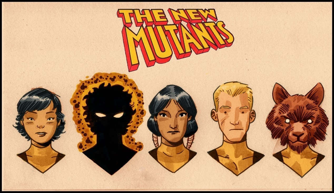 New Mutants Team in Action Wallpaper