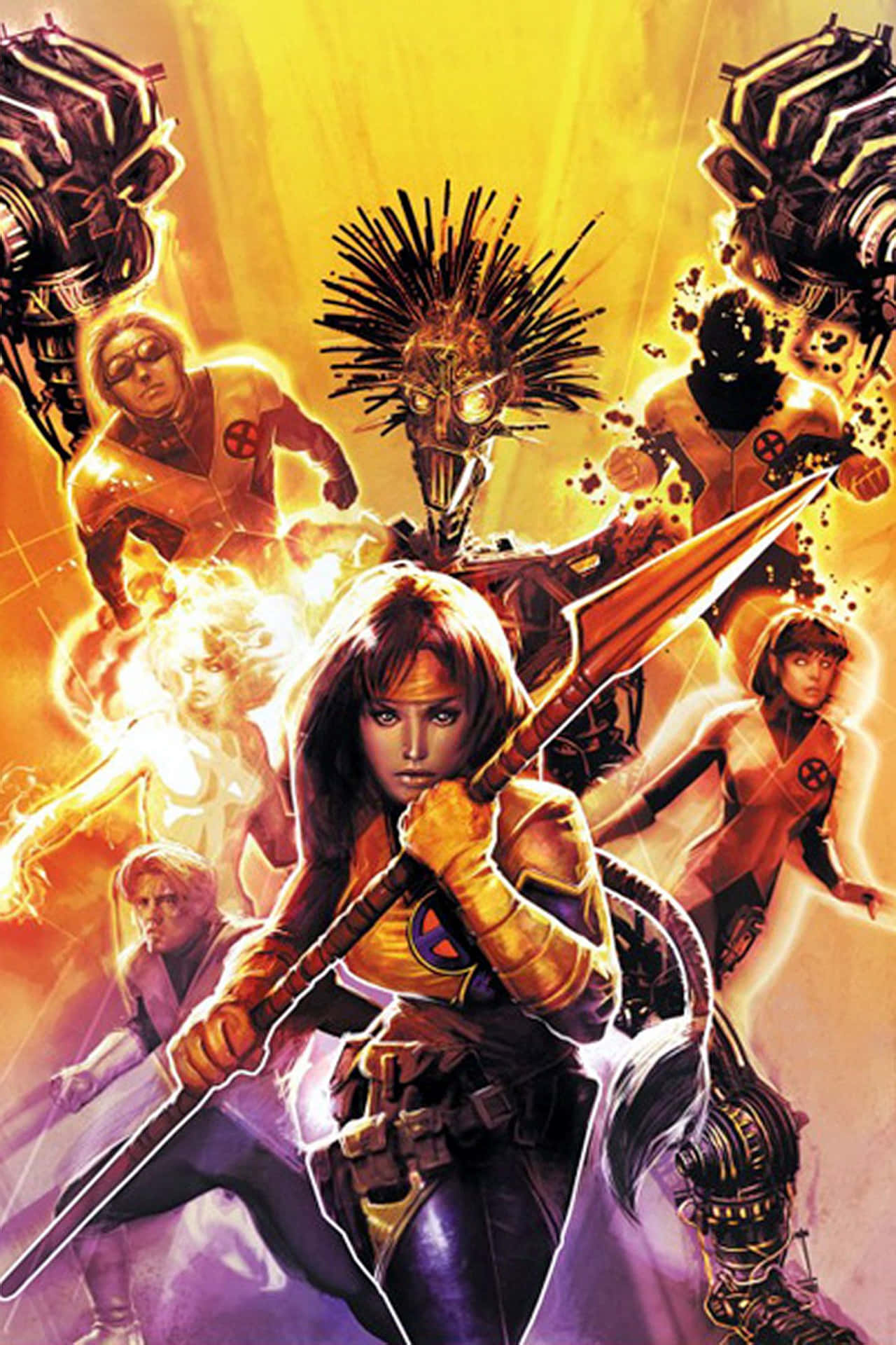 Download The New Mutants cast assemble in their superpowered forms  Wallpaper