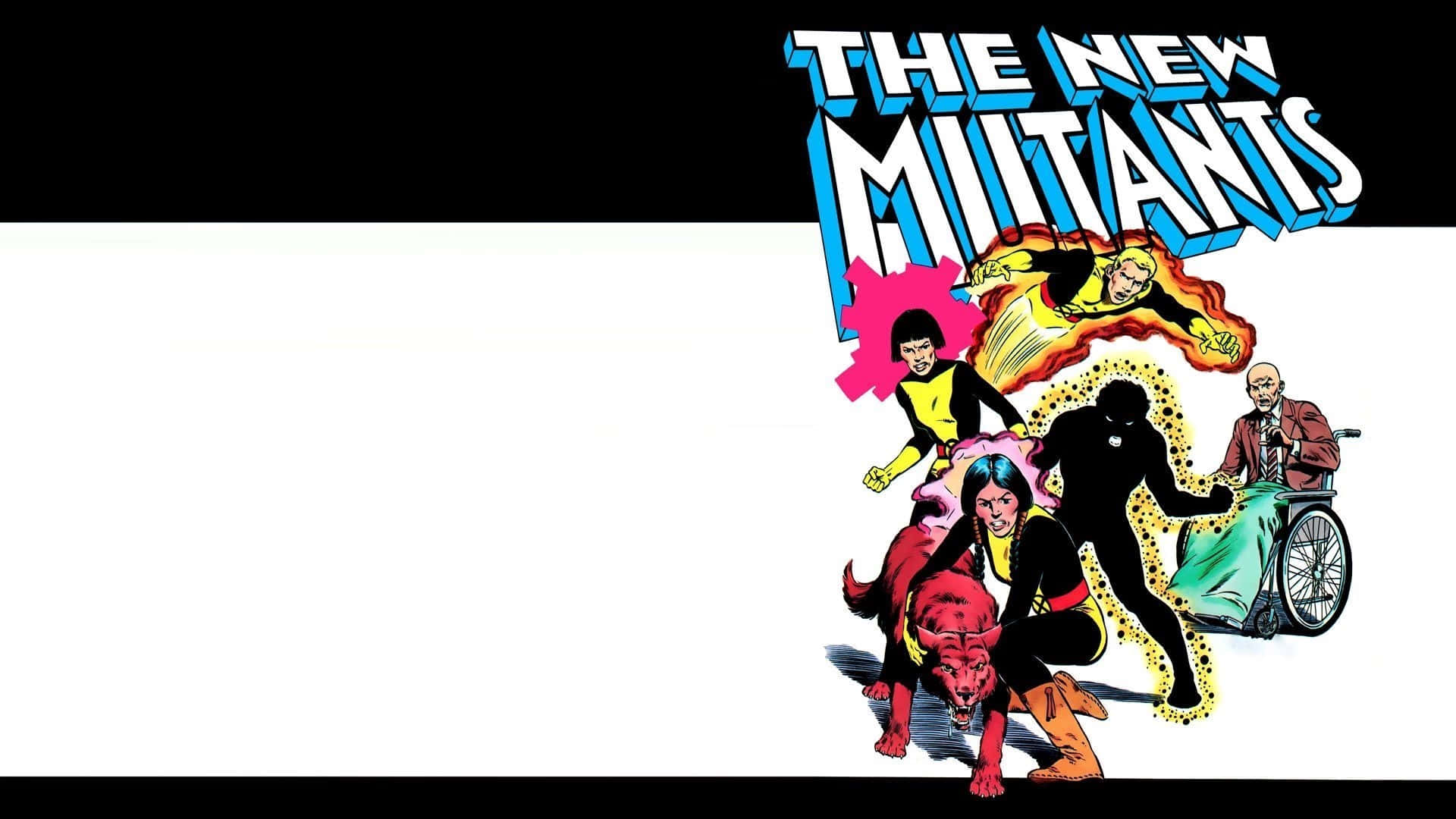 The New Mutants Unleashed in Action Wallpaper