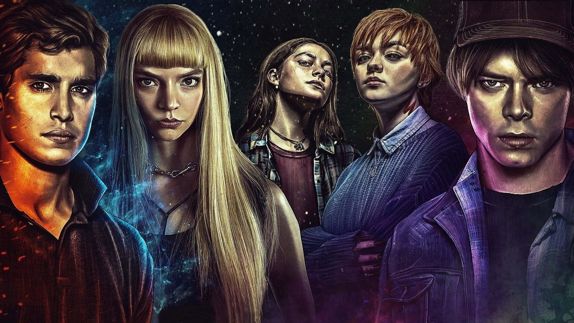 The New Mutants Unite - Action-packed Movie Poster Wallpaper