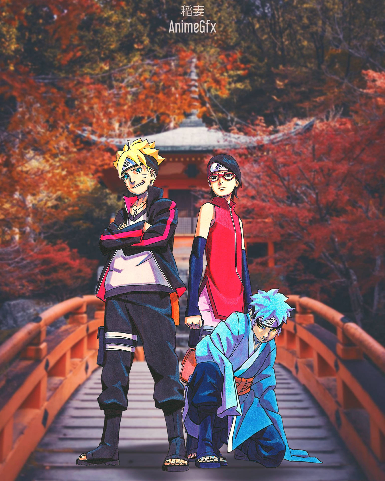 Download New Naruto Team 7 Iphone Wallpaper 