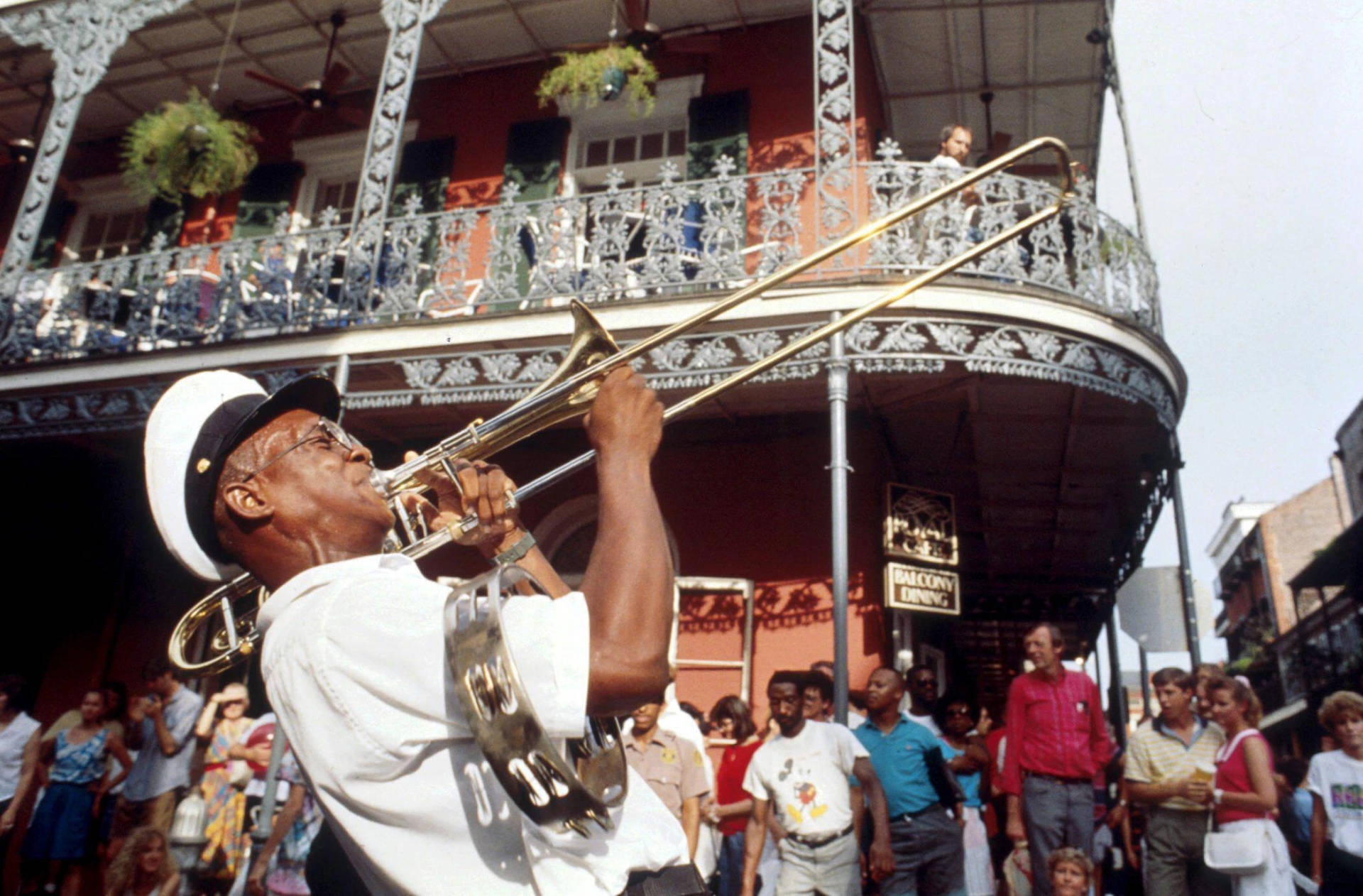 New Orleans Mardi Gras Jazz Music Wallpaper