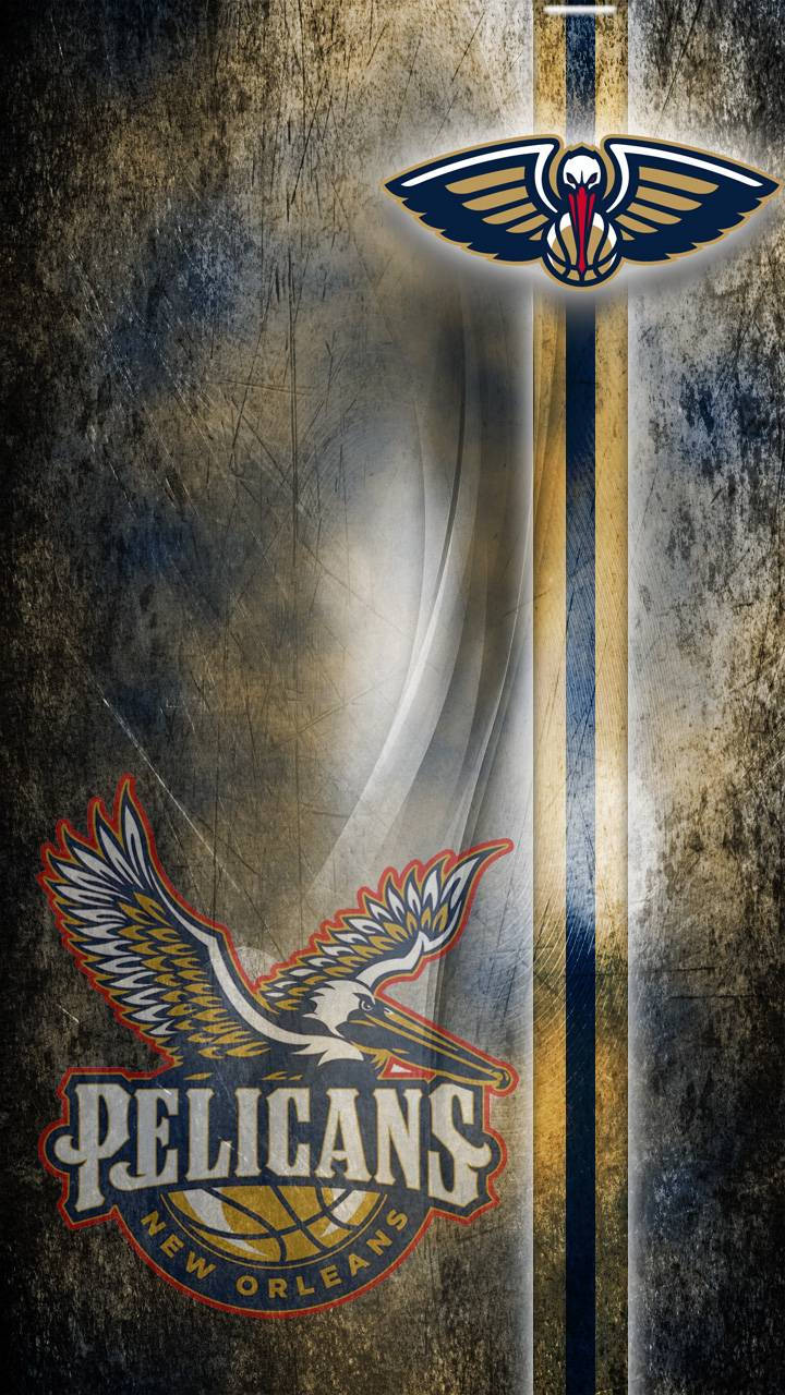 New Orleans Pelicans Mobile Abstract Wallpaper