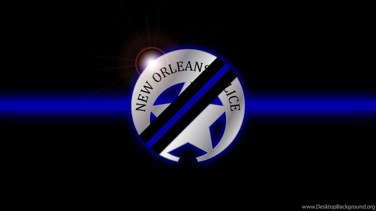 Respecting the Thin Blue Line. Wallpaper