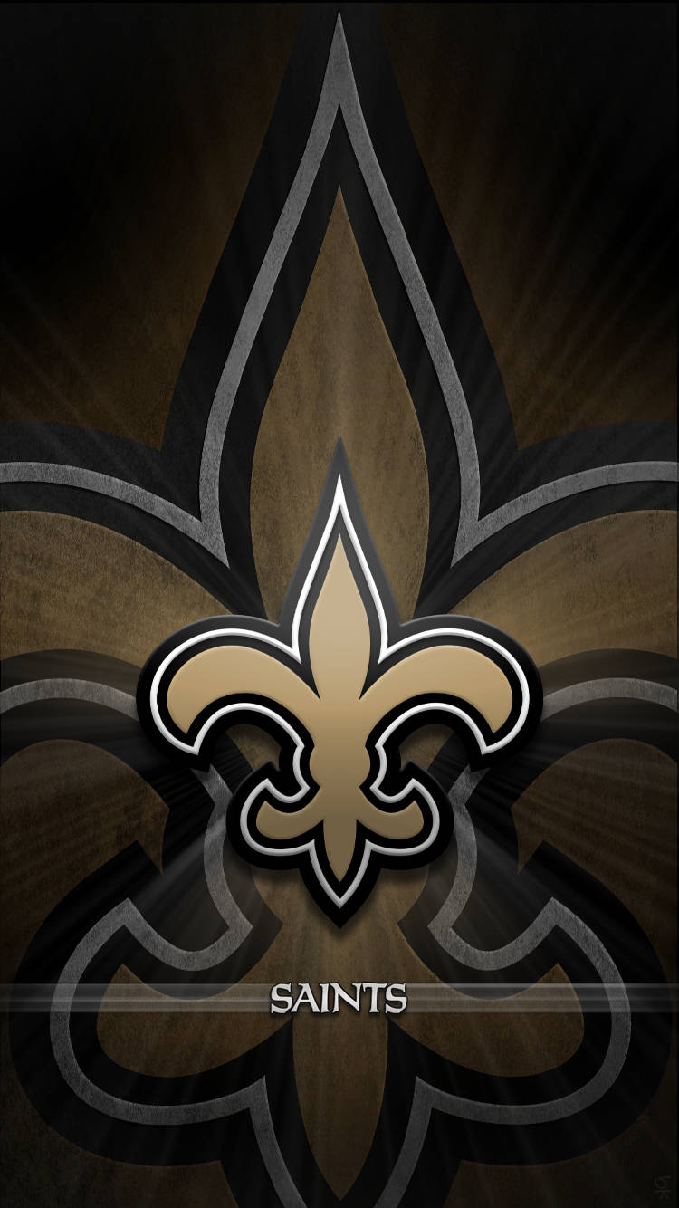 Download New Orleans Saints Badge Wallpaper | Wallpapers.com