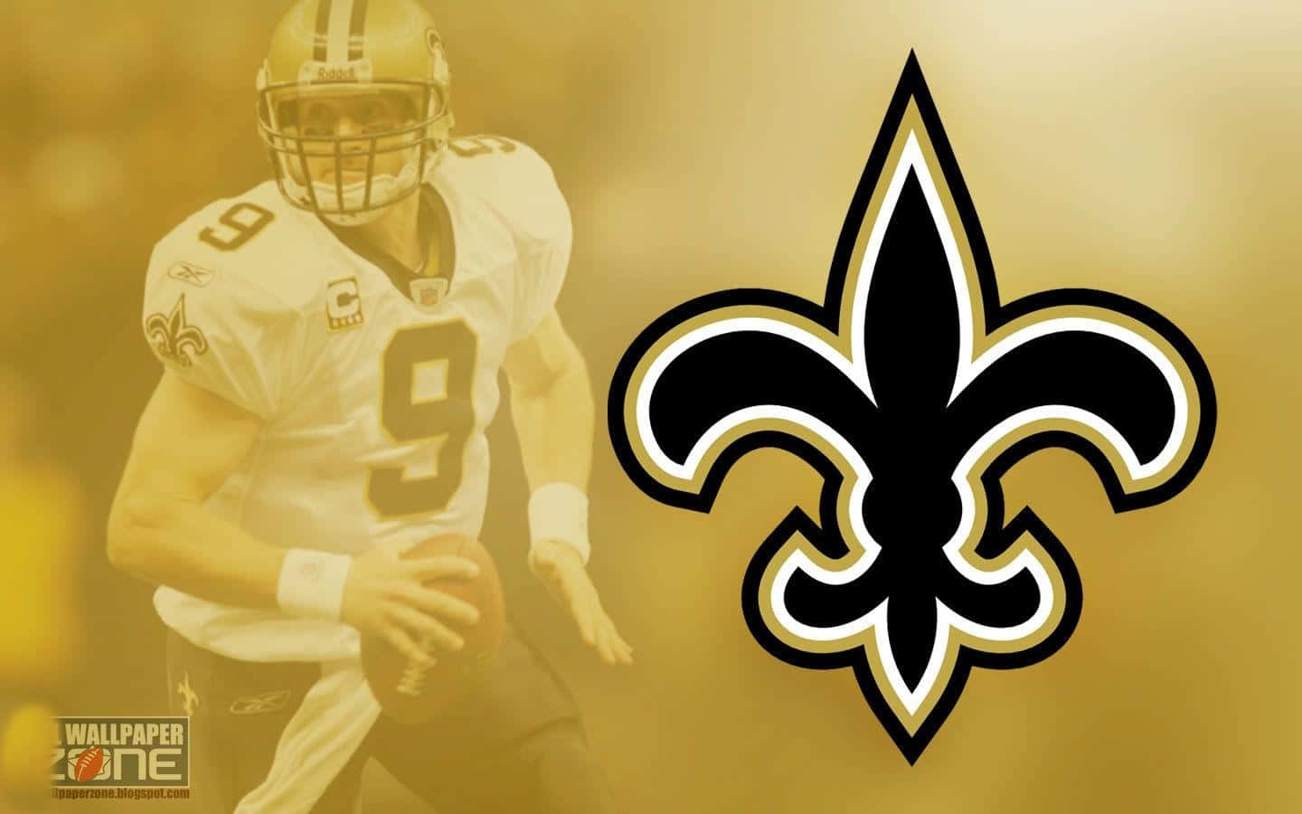 "new Orleans Saints Players In Action" Wallpaper