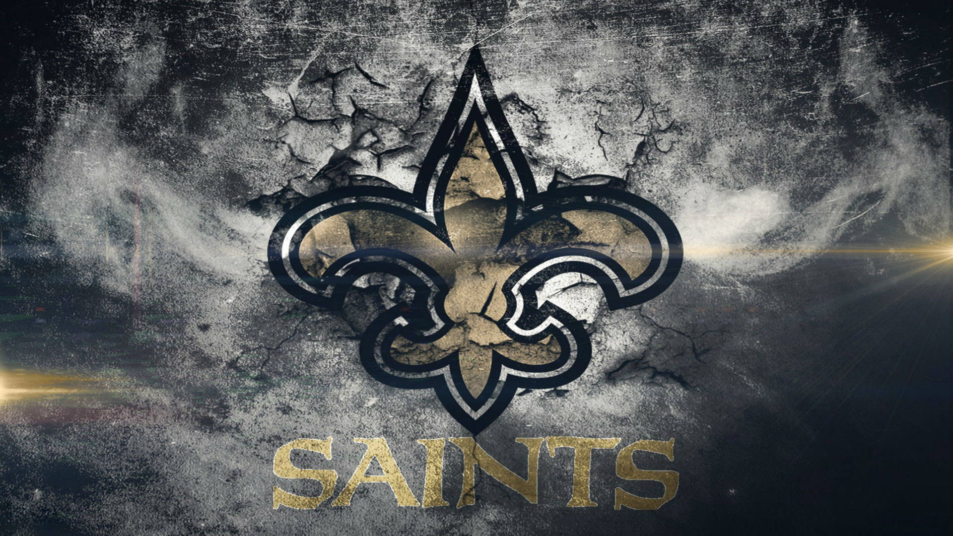 New Orleans Saints Smokey Logo