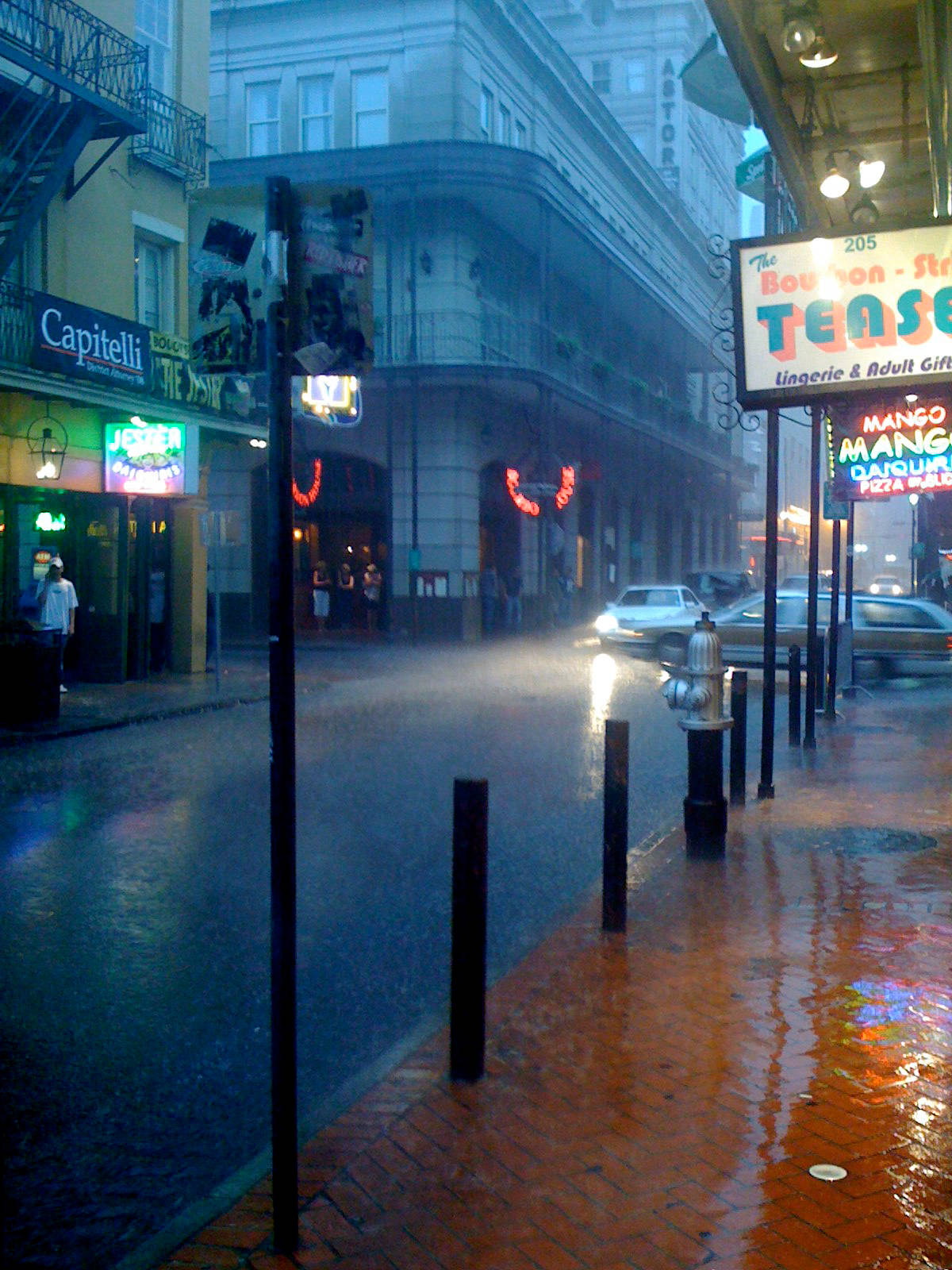 New Orleans Stormy Streets Wallpaper