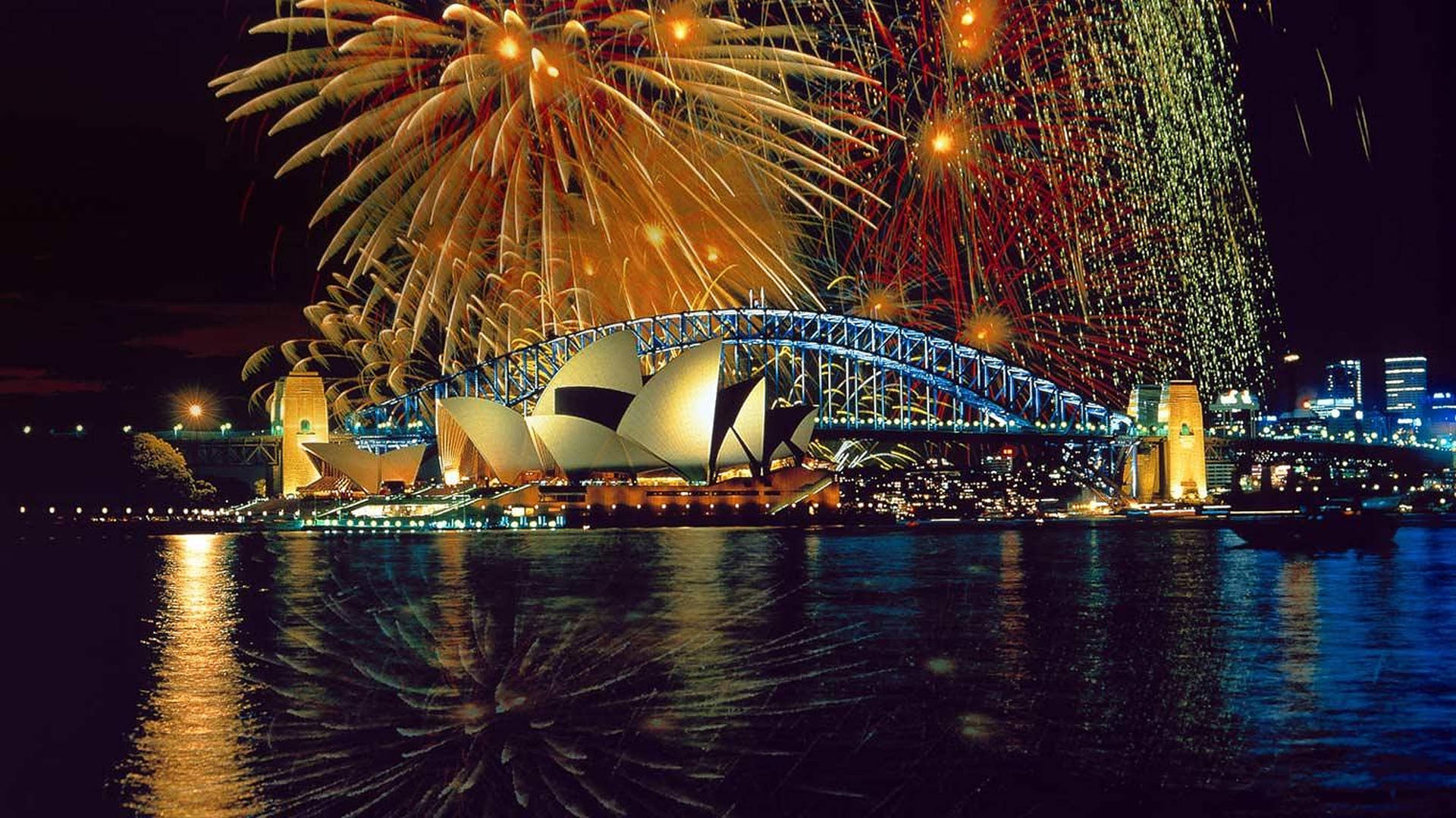 New South Wales Firework Show Wallpaper
