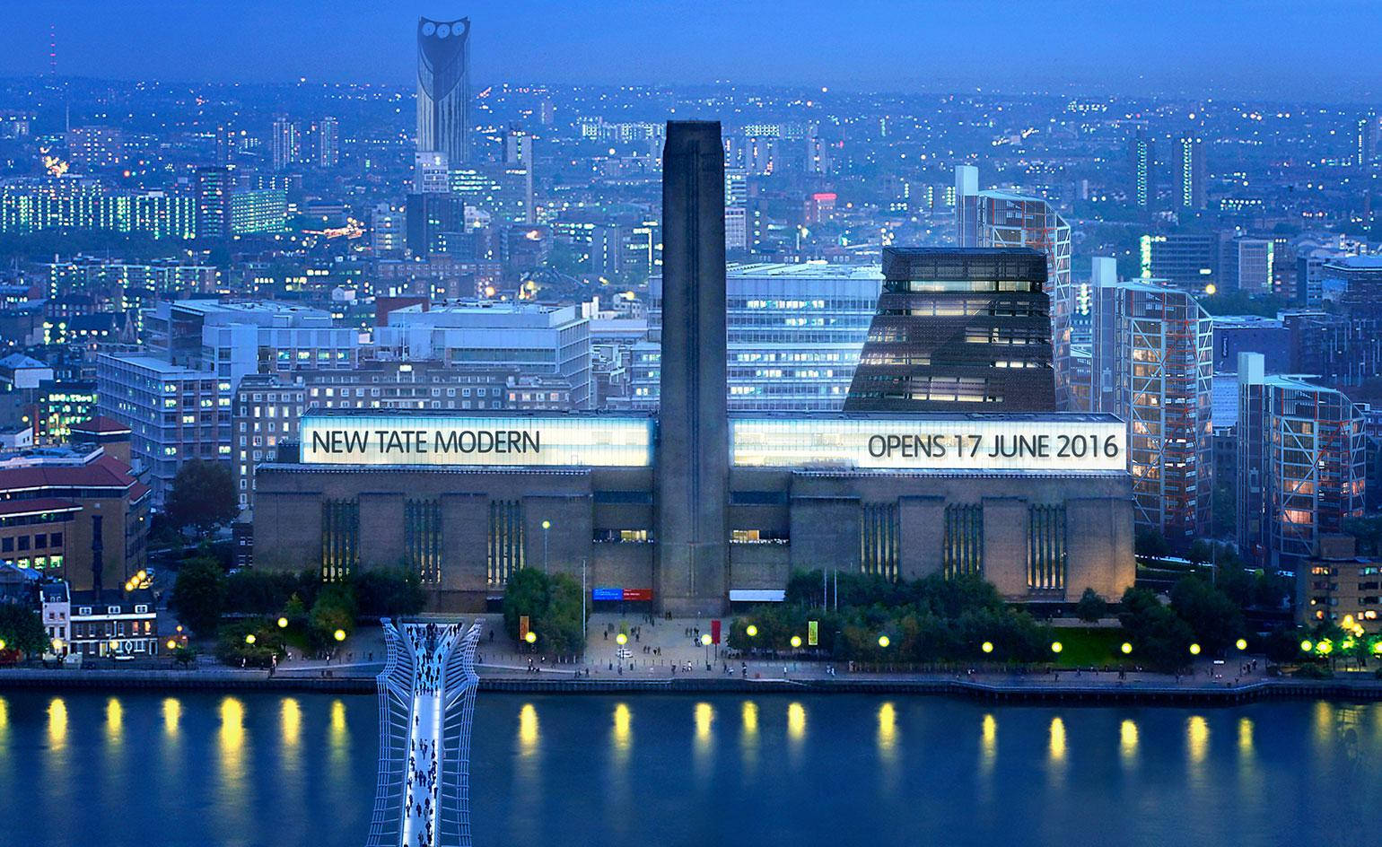 New Tate Modern At Night Picture