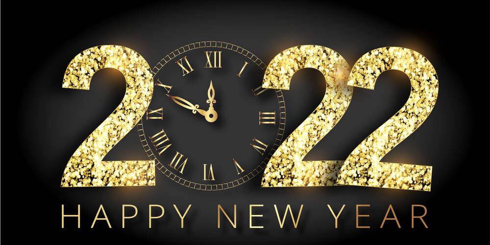 New Year Clock 2022
