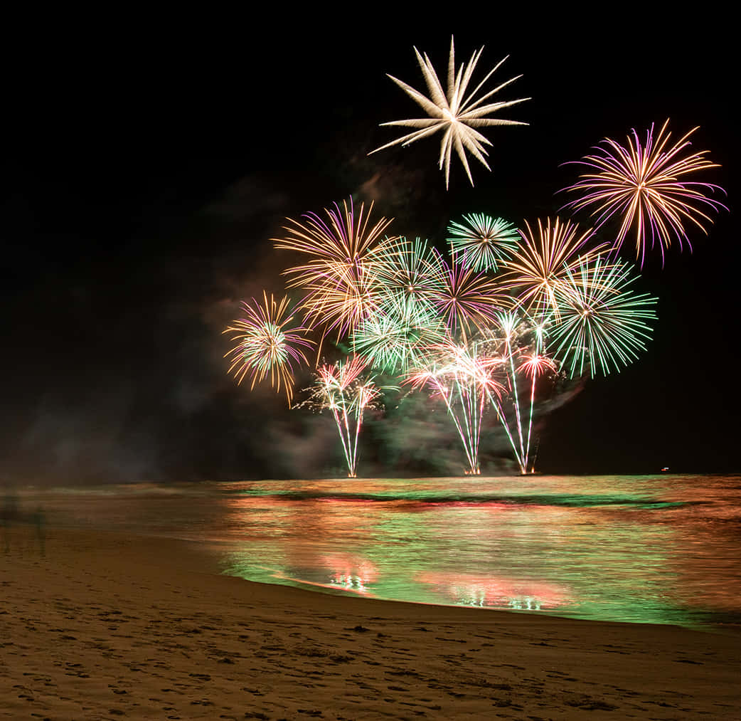 Beach Shore On New Year Picture
