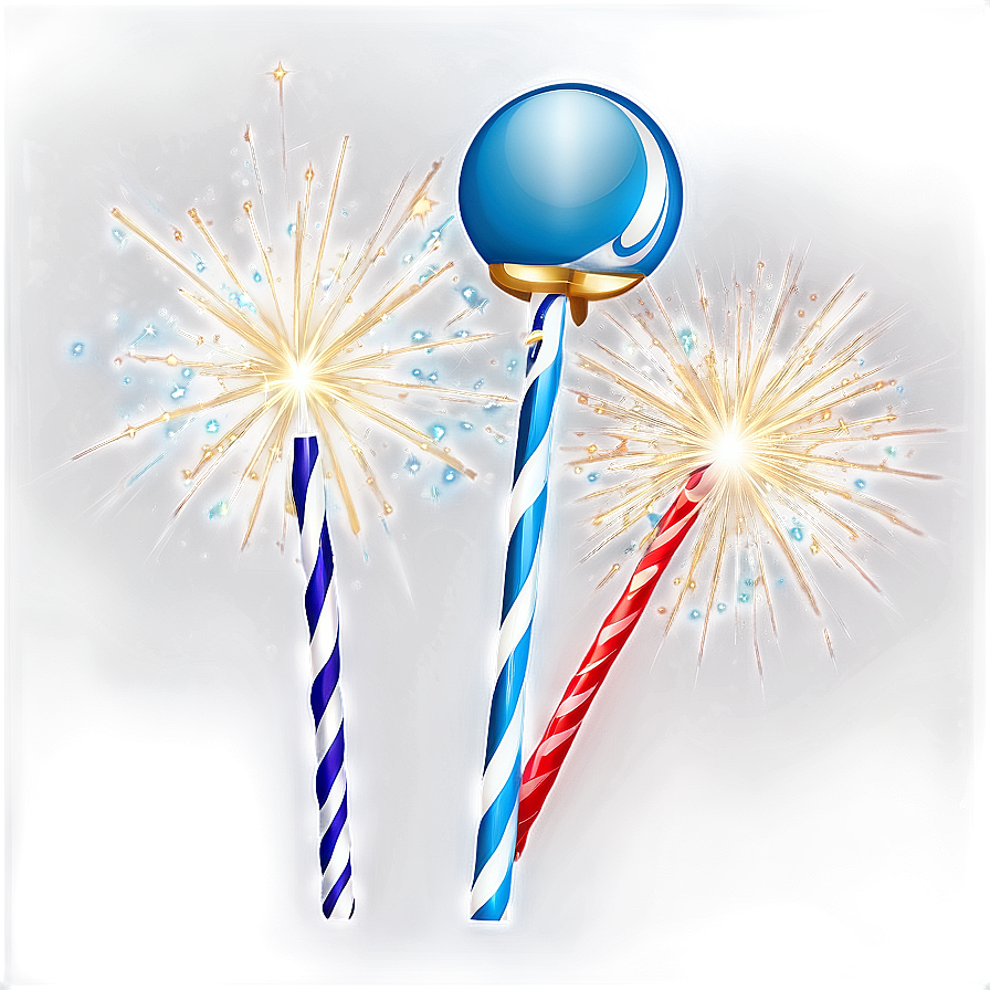 New Year Sparklers Png 05212024 PNG