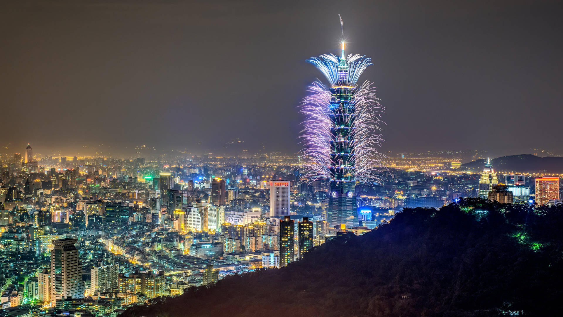 New Year Taipei 101 Taiwan