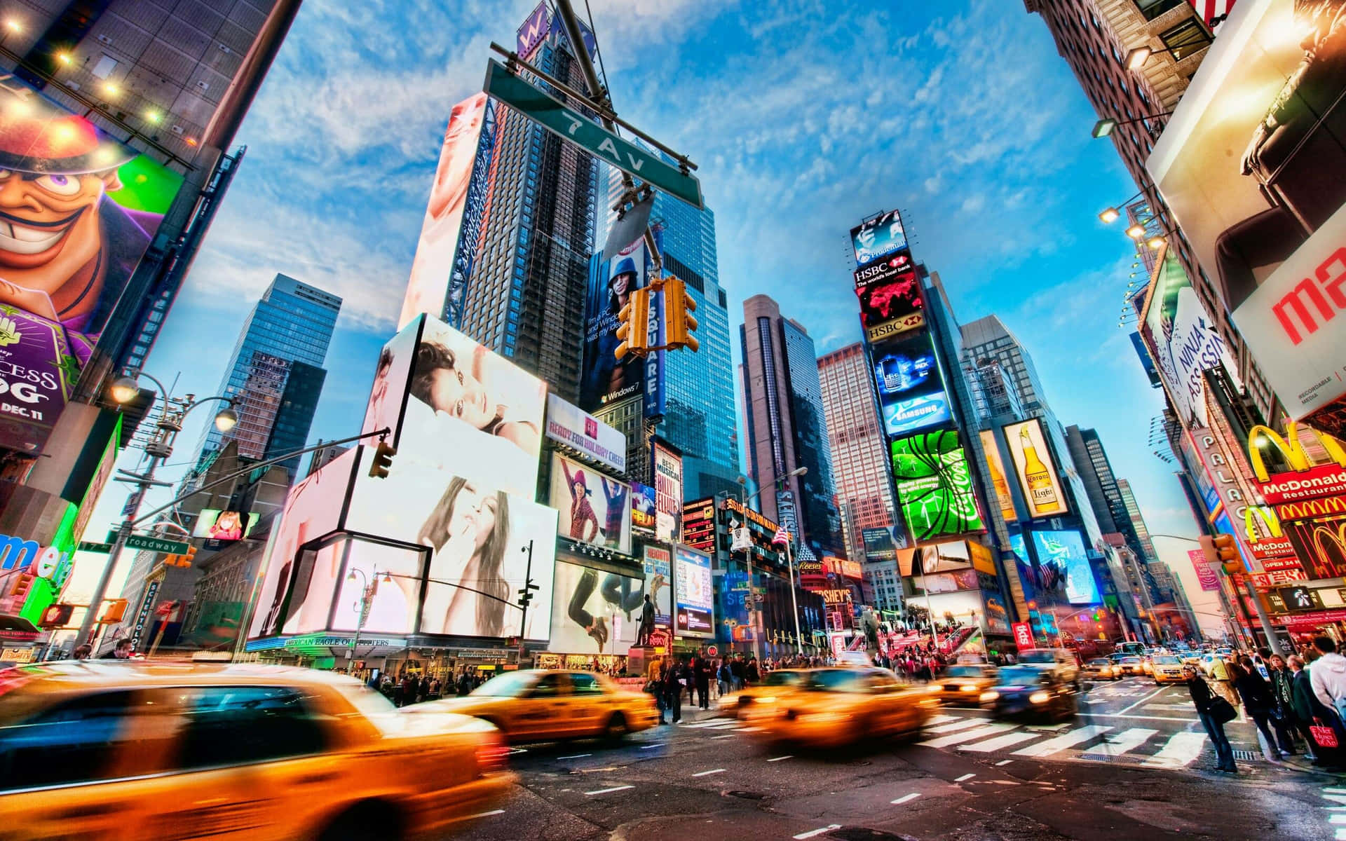 Experience the Colorful Wonders of New York Art Wallpaper
