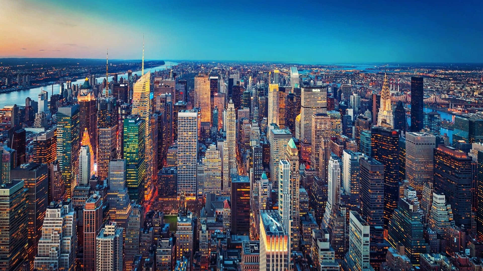 Iconic New York skyline with Freedom Tower