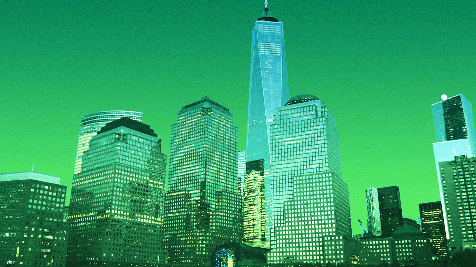 "The iconic New York City skyline"