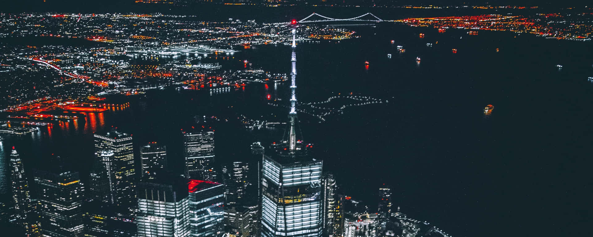 Nyt York City Aerial 4K Ultra HD Tapet Wallpaper