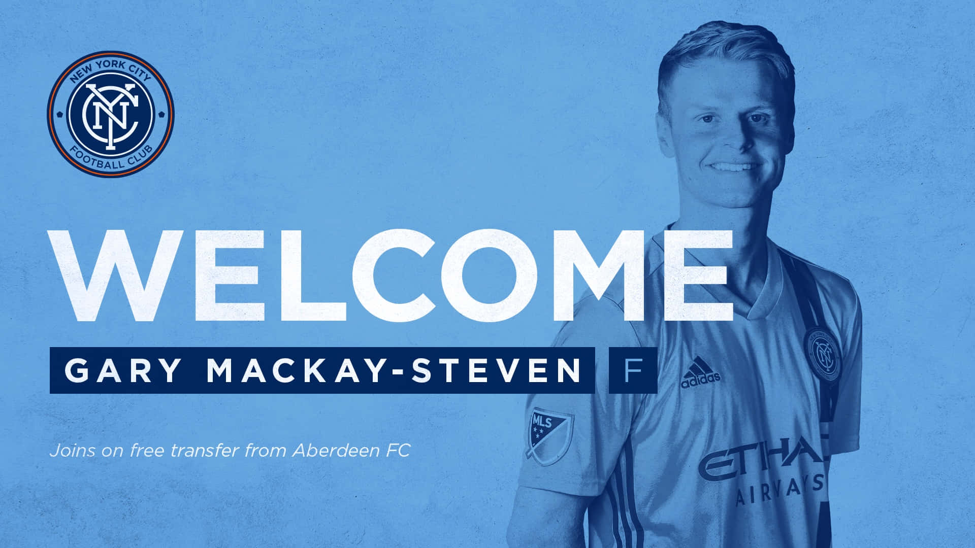 Onew York City Fc Dá As Boas-vindas A Gary Mackay Steven. Papel de Parede