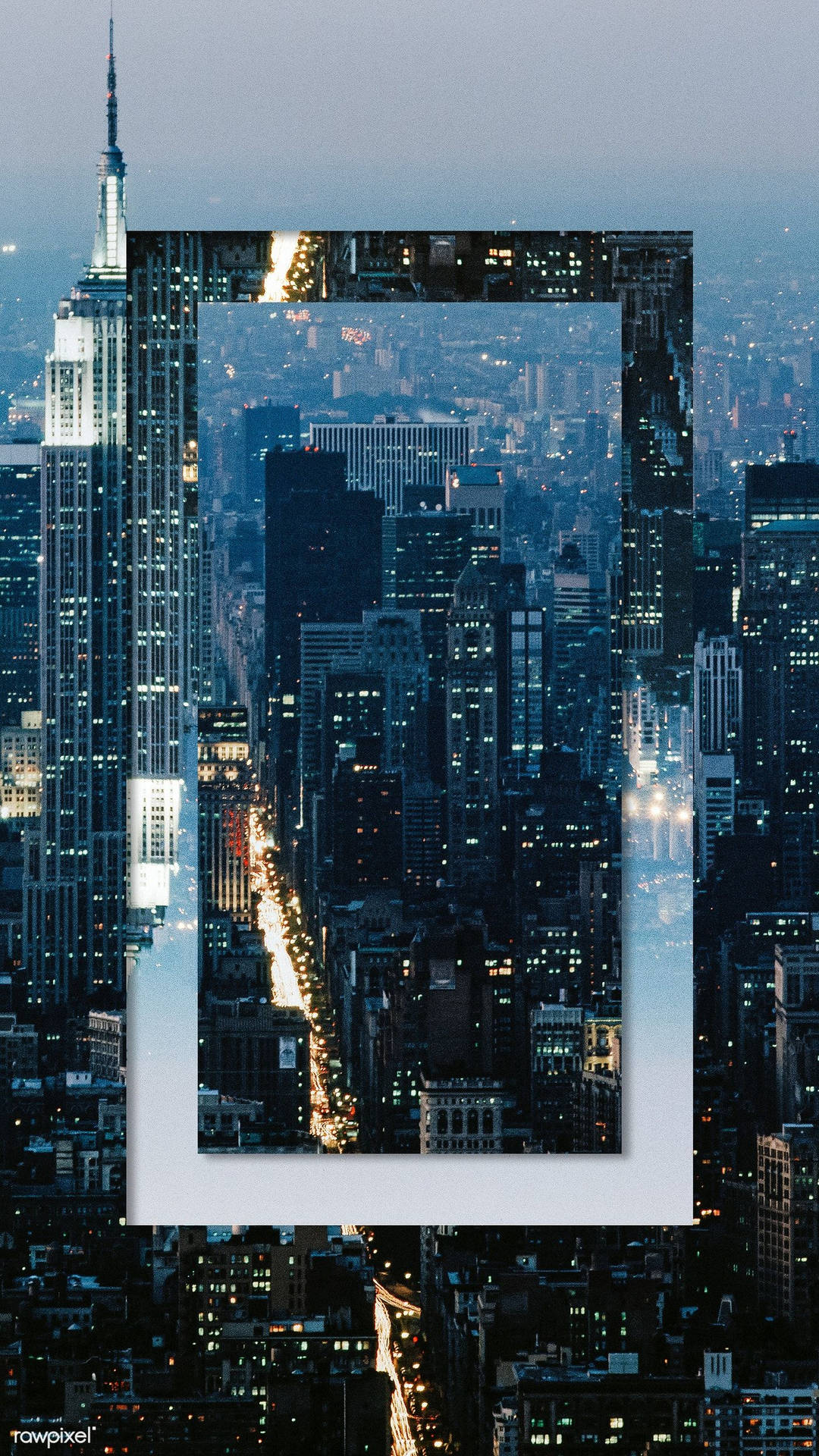 Marcopara Iphone X Con La Imagen De La Ciudad De Nueva York. Fondo de pantalla
