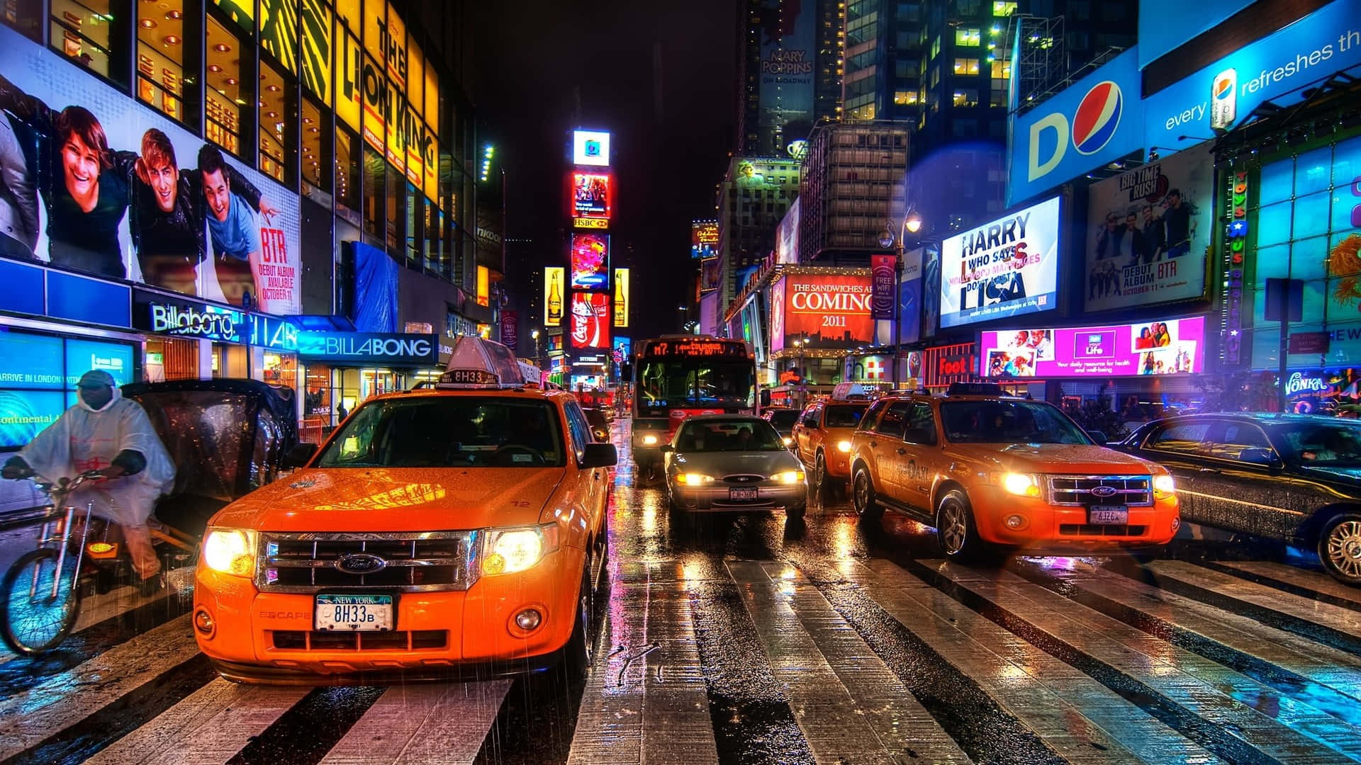 Roads New York City Landscape Wallpaper