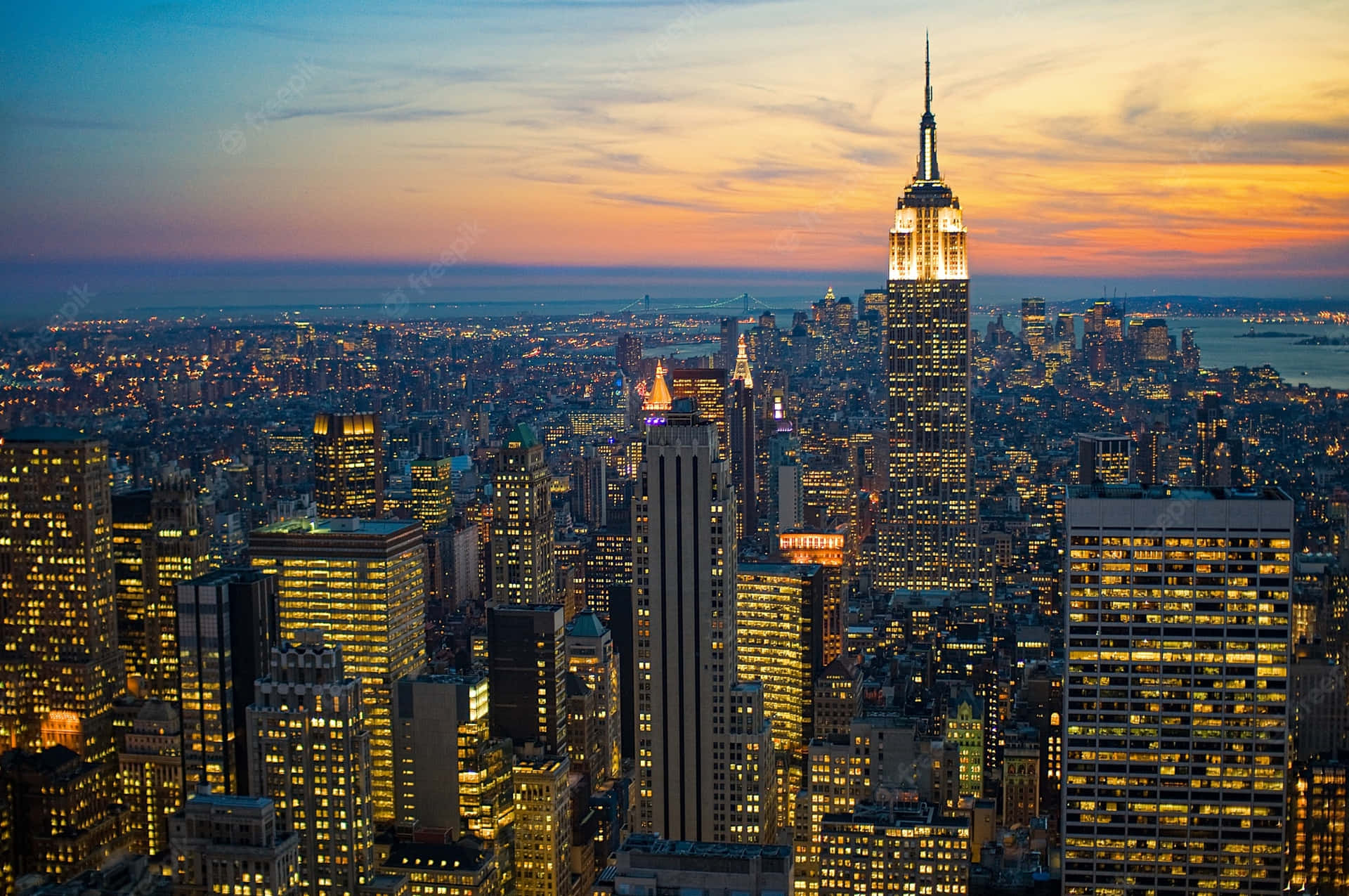 Udforske det livlige landskab af New York City. Wallpaper