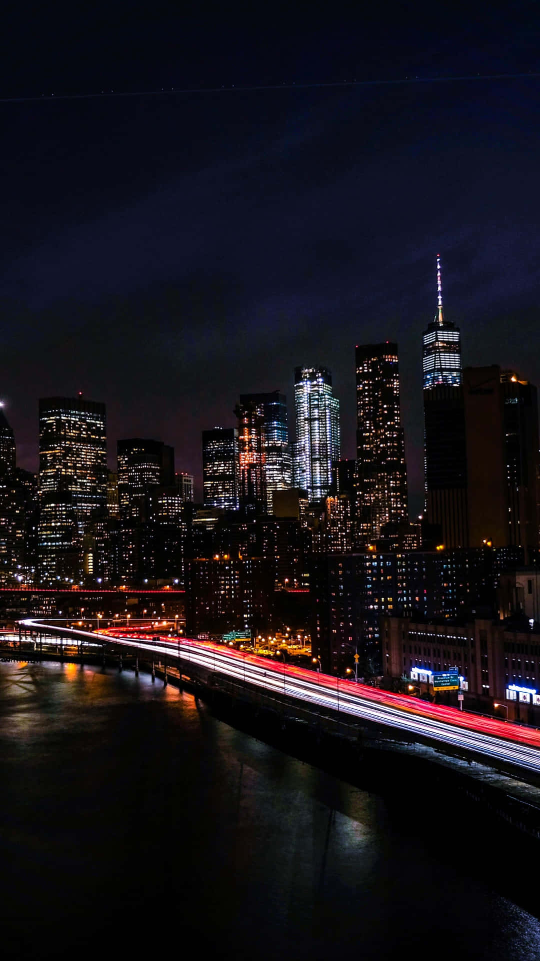 Vivila Magia Di Nyc Di Notte Con Questo Sfondo Per Iphone Di New York City By Night. Sfondo