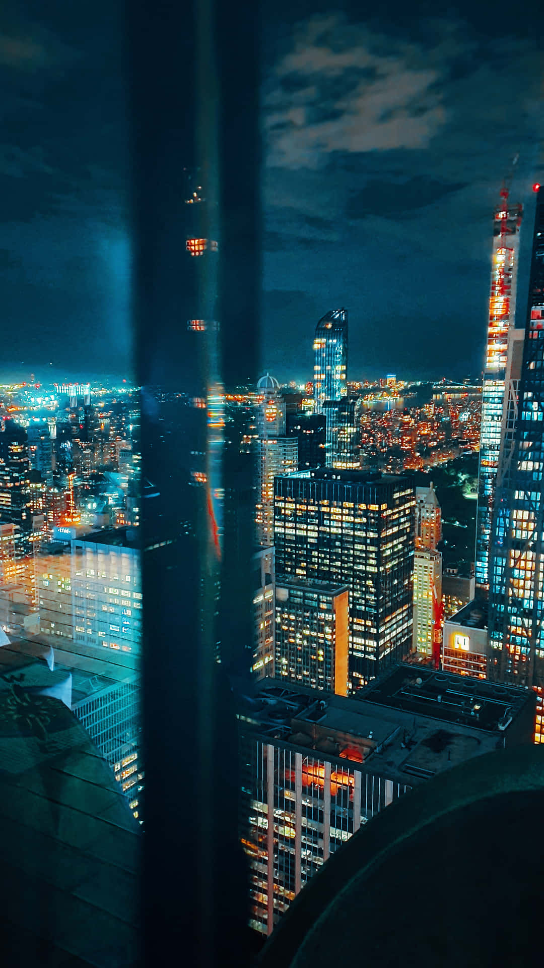 Genießensie Jederzeit Die Wunderschönen Lichter Von New York City Mit Diesem Einzigartigen Iphone-hintergrundbild. Wallpaper