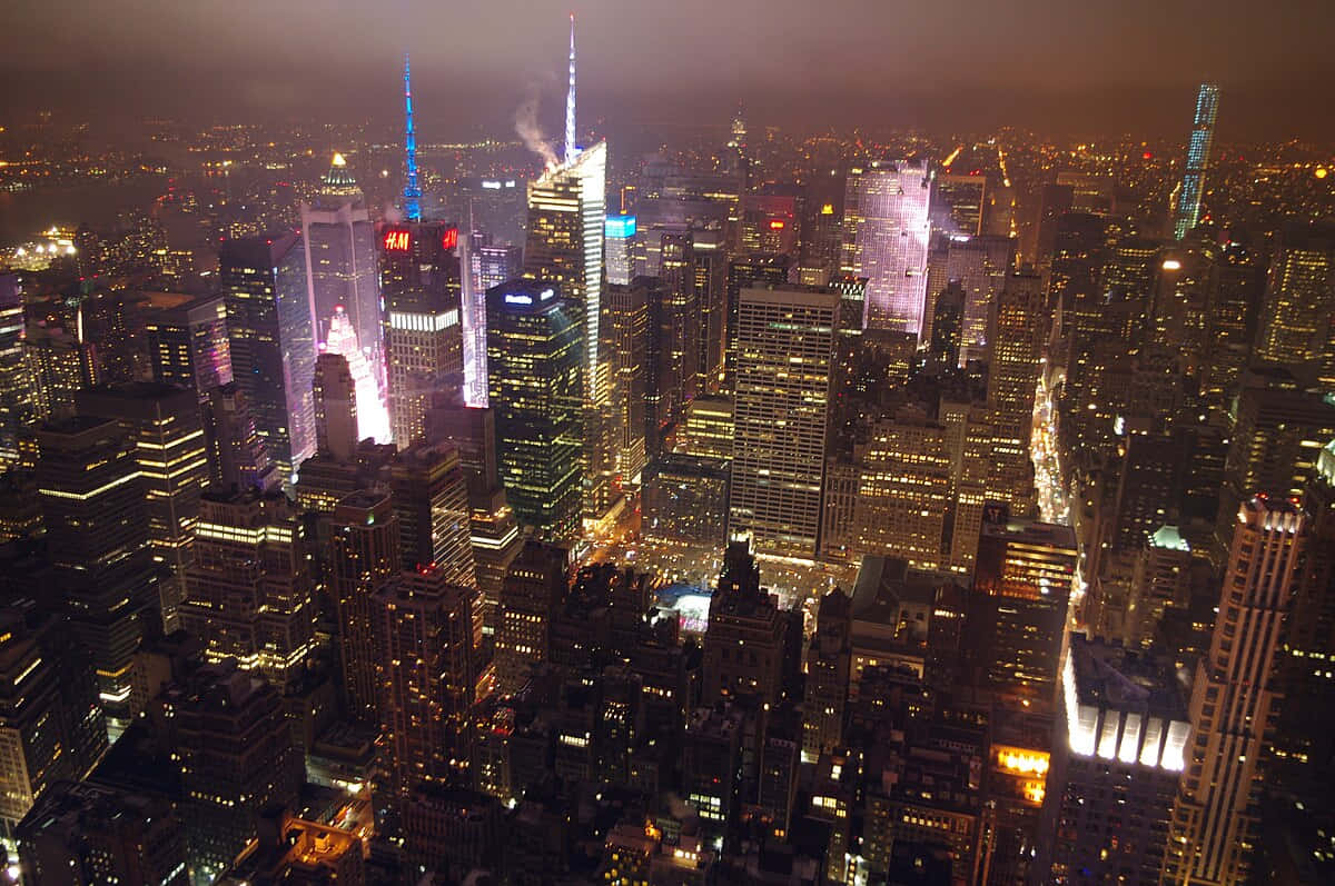 New_ York_ City_ Night_ Skyline Wallpaper