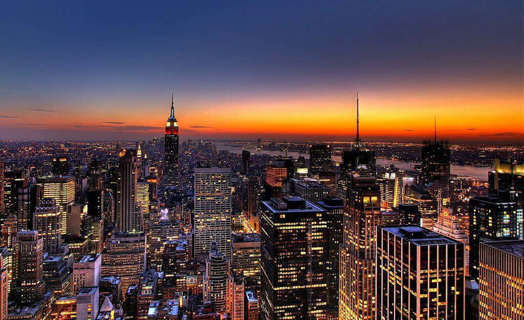 Breathtaking View of Manhattan Skyline