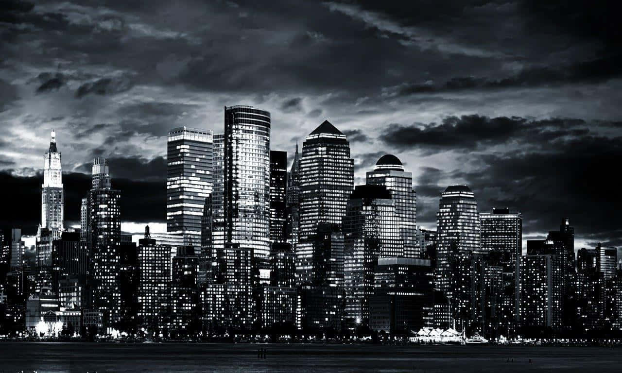Unoscorcio Dell'iconica Skyline Di New York City