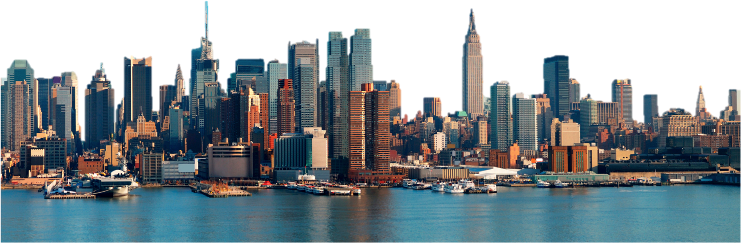 New York City Skyline Panorama PNG