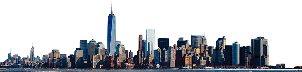 New York City Skyline Panorama PNG