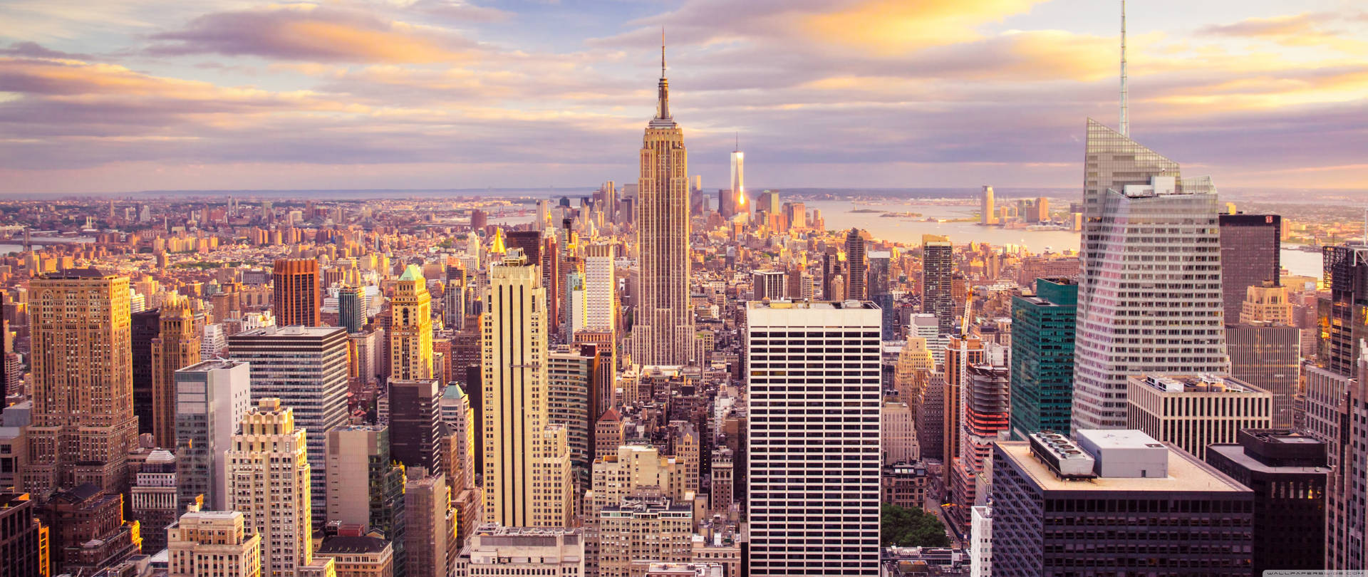 Newyork City Ansicht 4k Ultra Breitbild Wallpaper