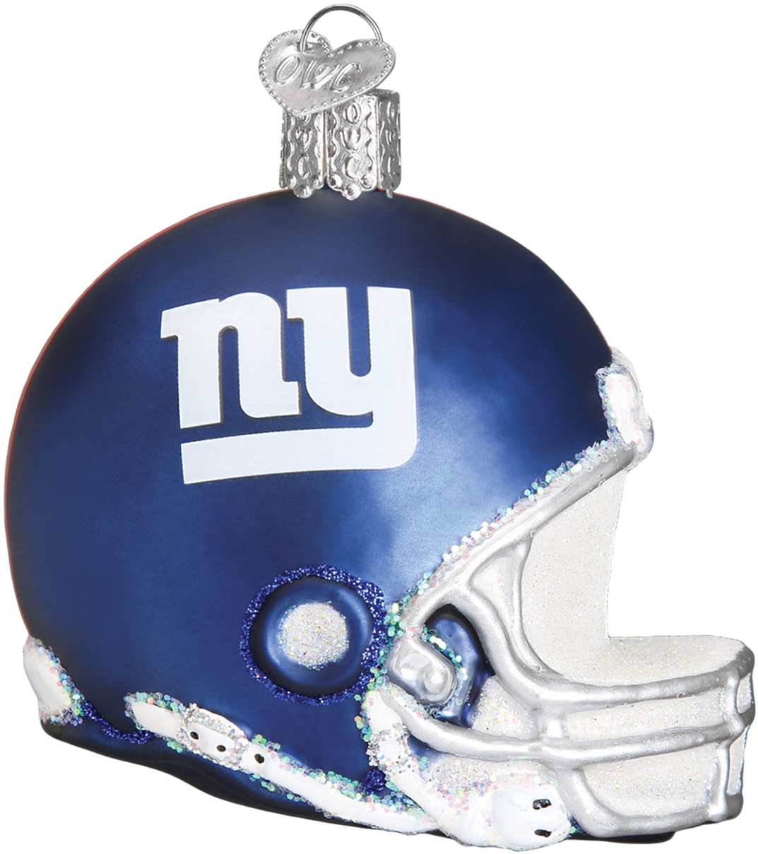 New York Football Helmet Ornament PNG