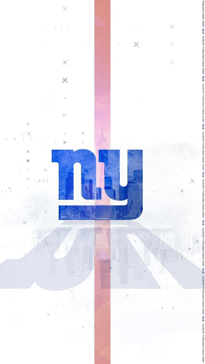 New York Giants Logo Artistic Design Wallpaper