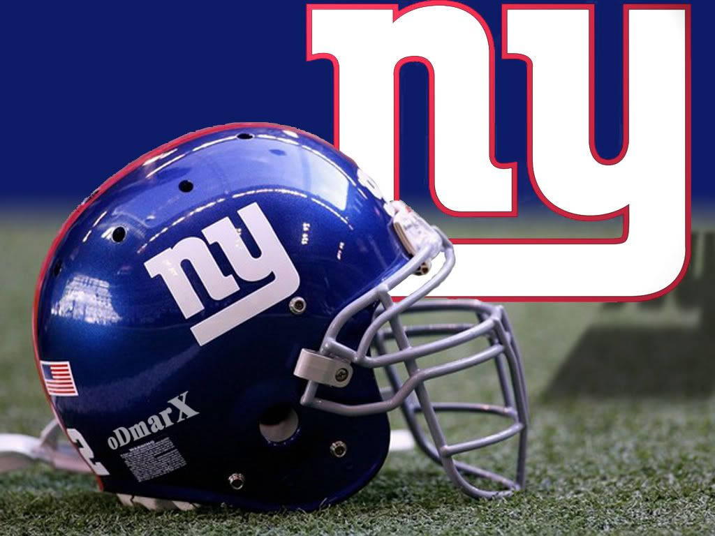 New York Giants Logo Blue Helmet Wallpaper