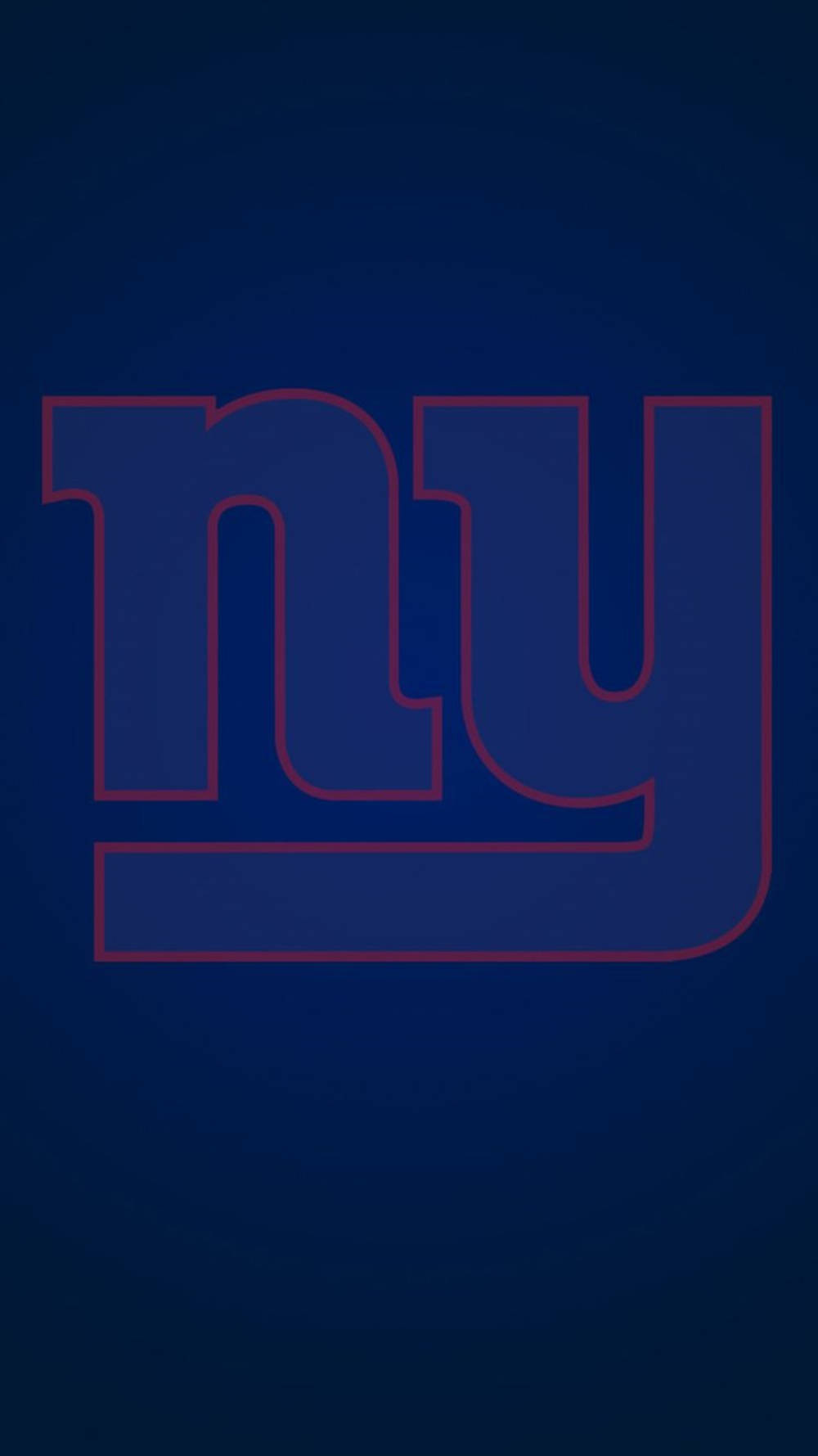 New York Giants Logo Red Trim Wallpaper