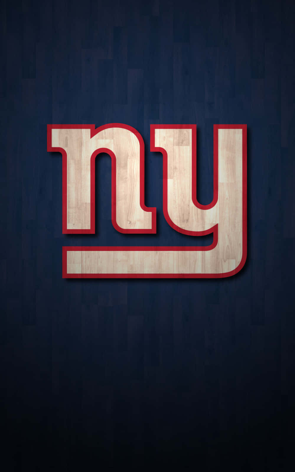 New York Giants Logo Wooden Texture Wallpaper