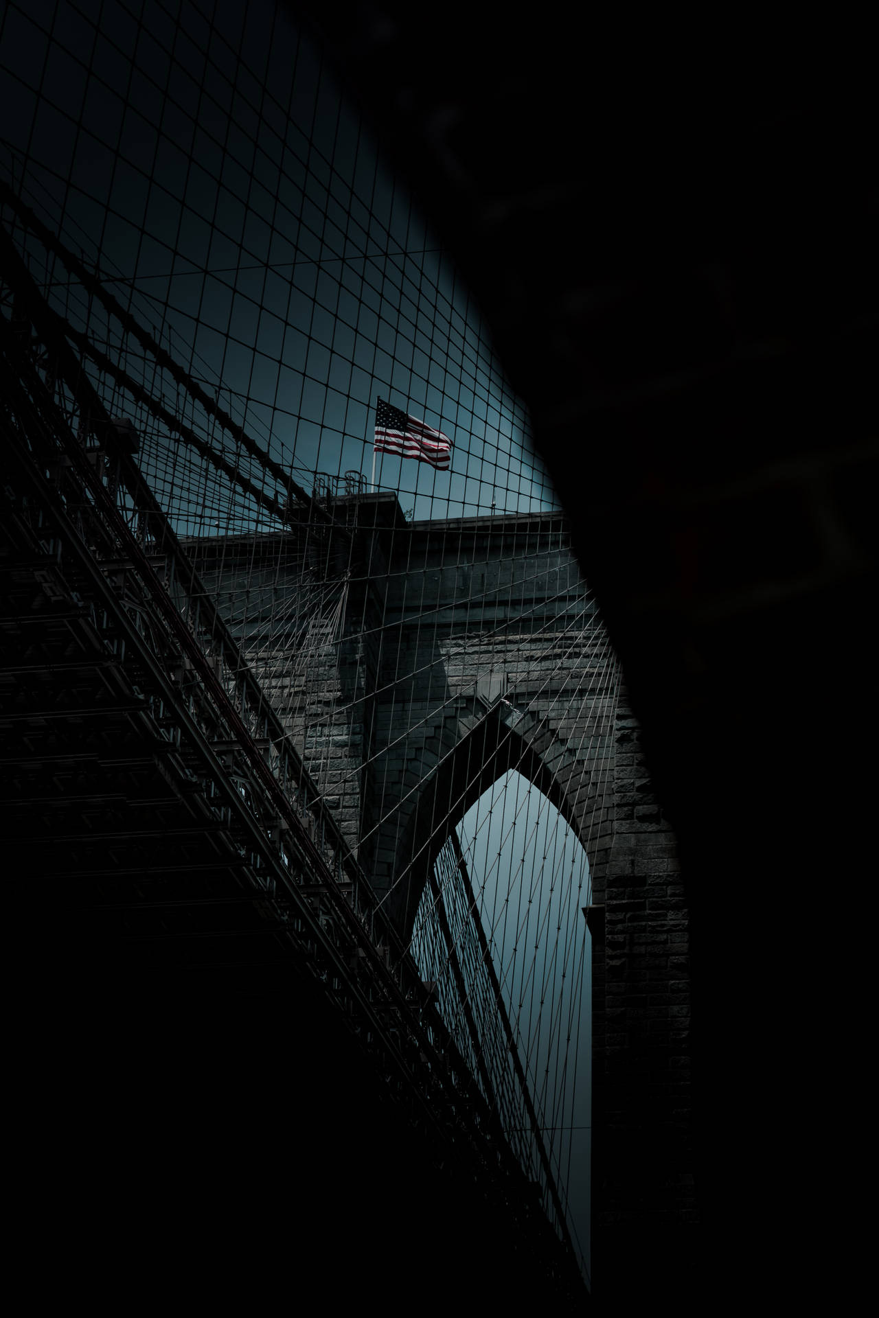 New York Hd Brooklyn Bridge's Wires