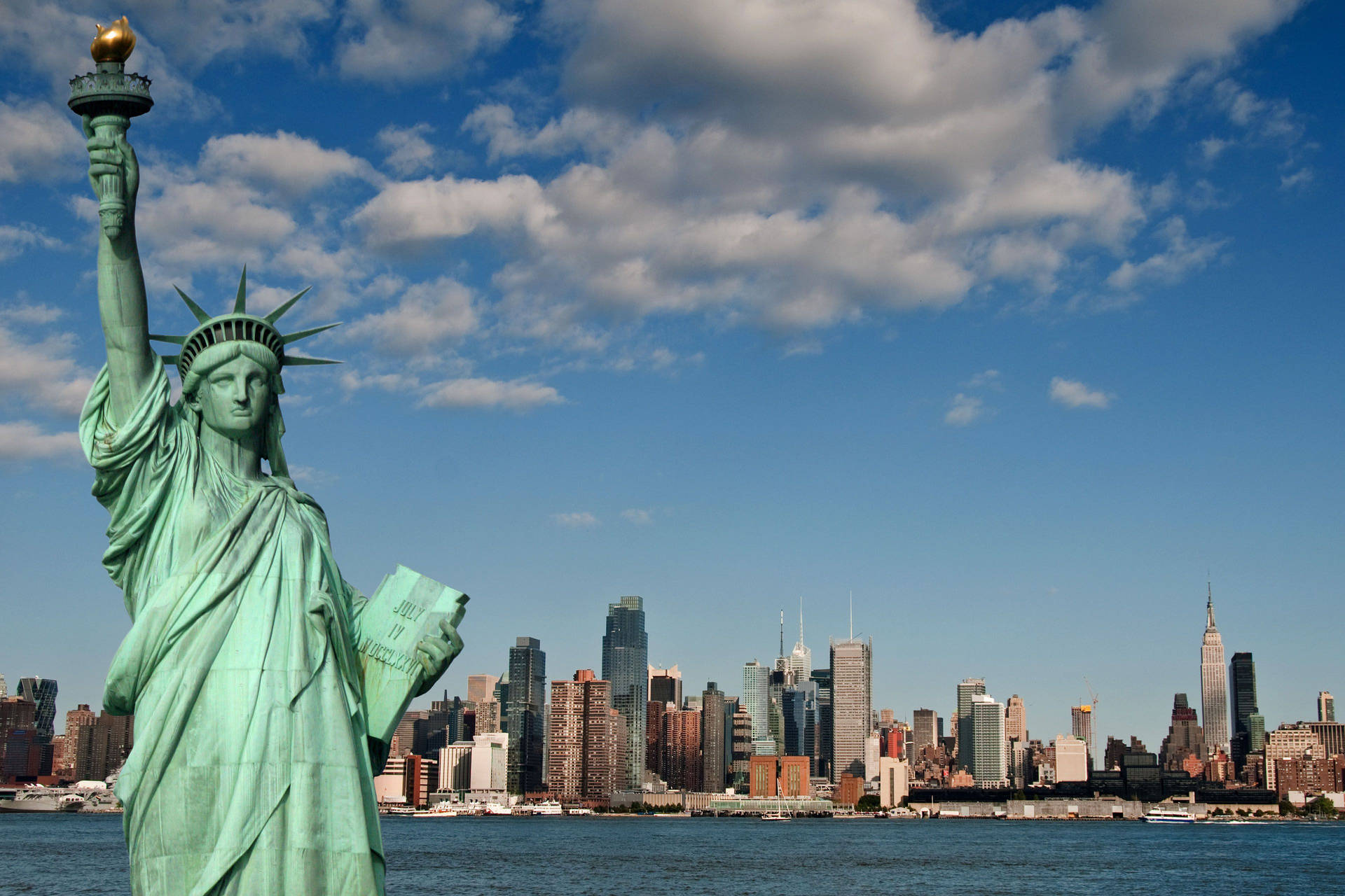 New York Hd Close-up Liberty Statue